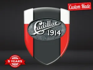 Cadillac Stickers Silicone Limité Bombé Course Tuning ST